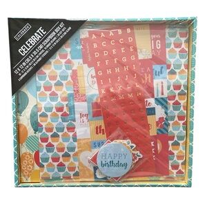 Celebrate Scrapbook Box Kit - Multicolor Colorbok - Birthday new sealed package